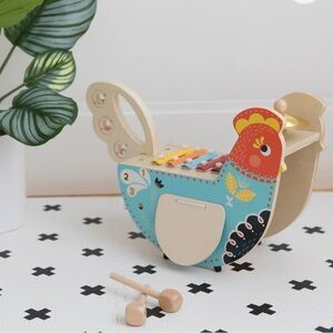 NIB Manhattan Toy Company Rocking Musical Chicken